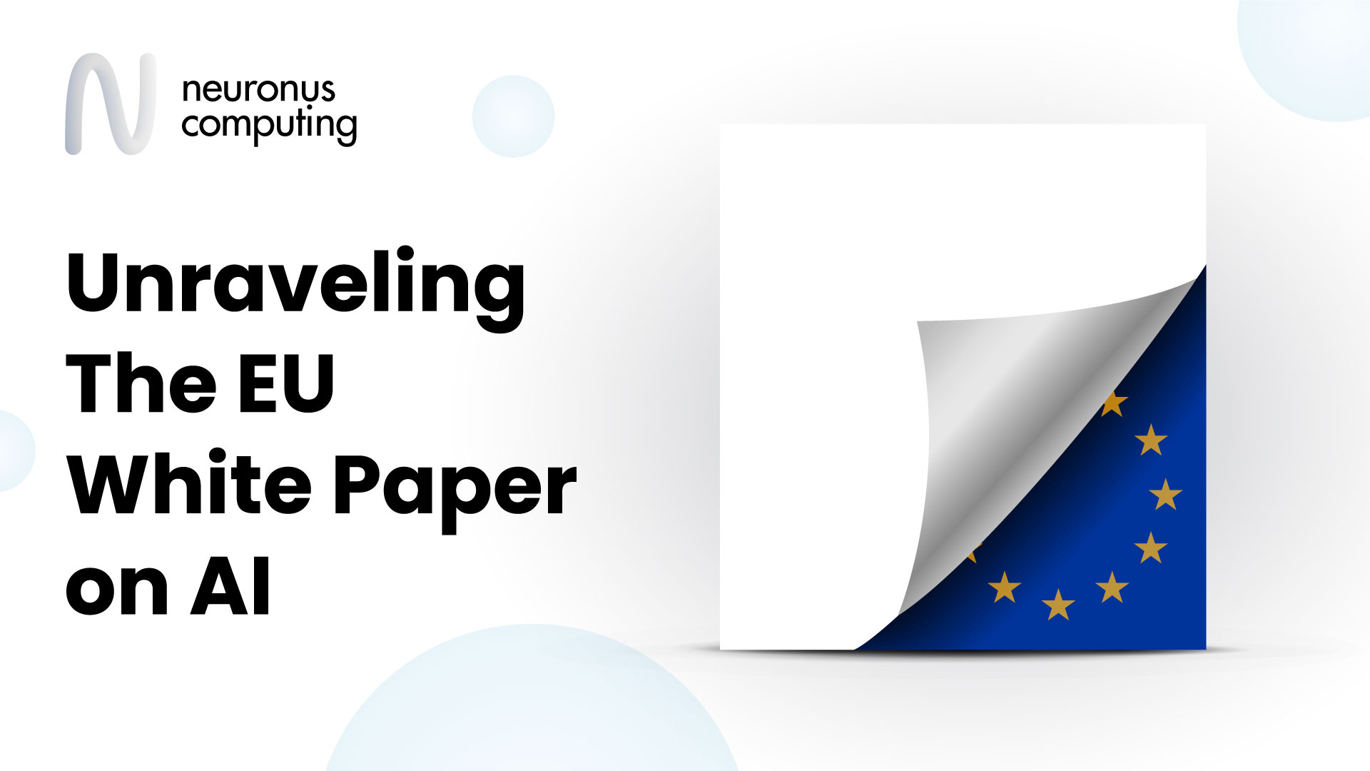 Unraveling the EU White Paper on AI